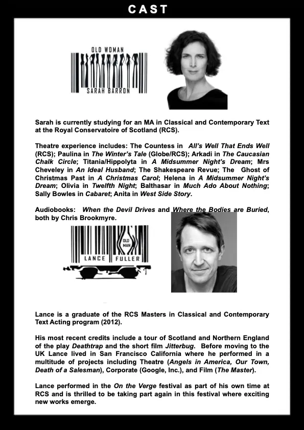 At the End of the End cast page, featuring Lance C. Fuller