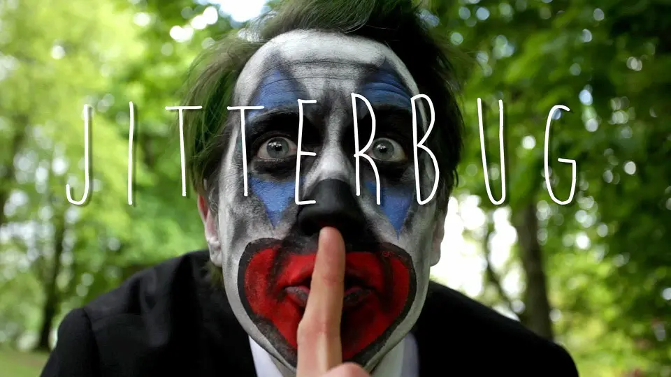 Lance C. Fuller in Jitterbug, as a businessman/scary clown