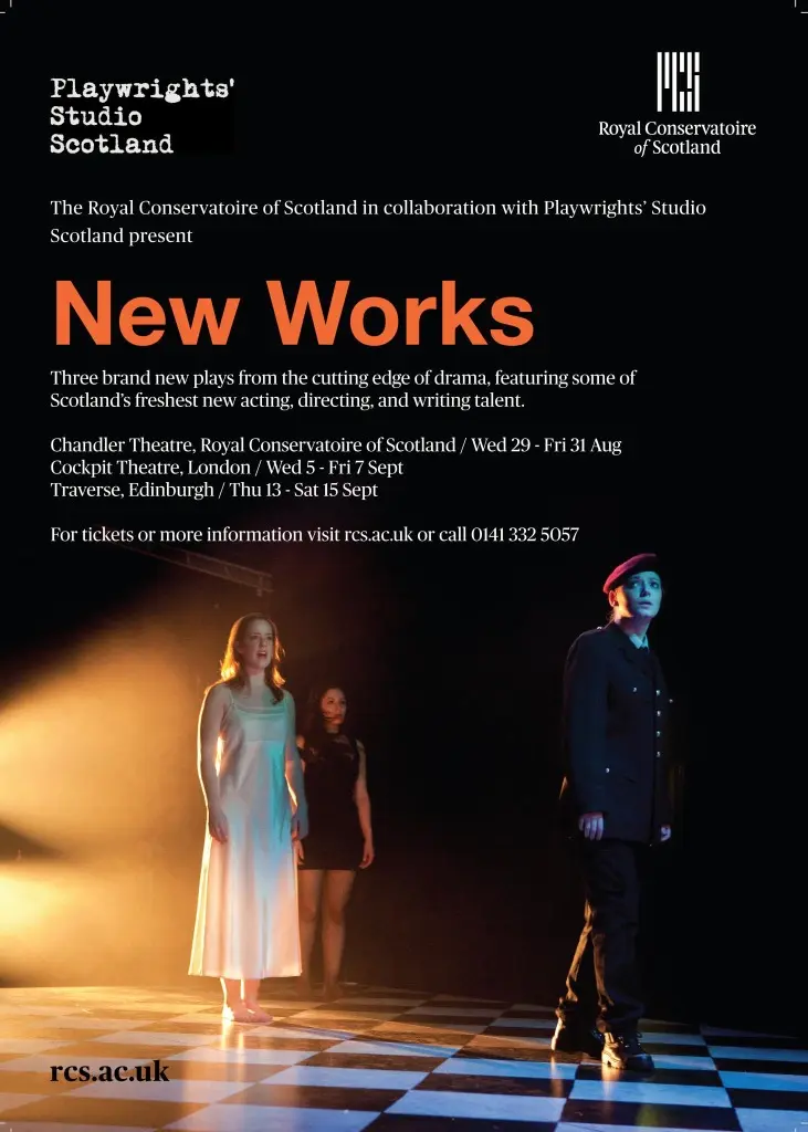 New Works — Royal Conservatoire of Scotland and Playwrights' Studio Scotland