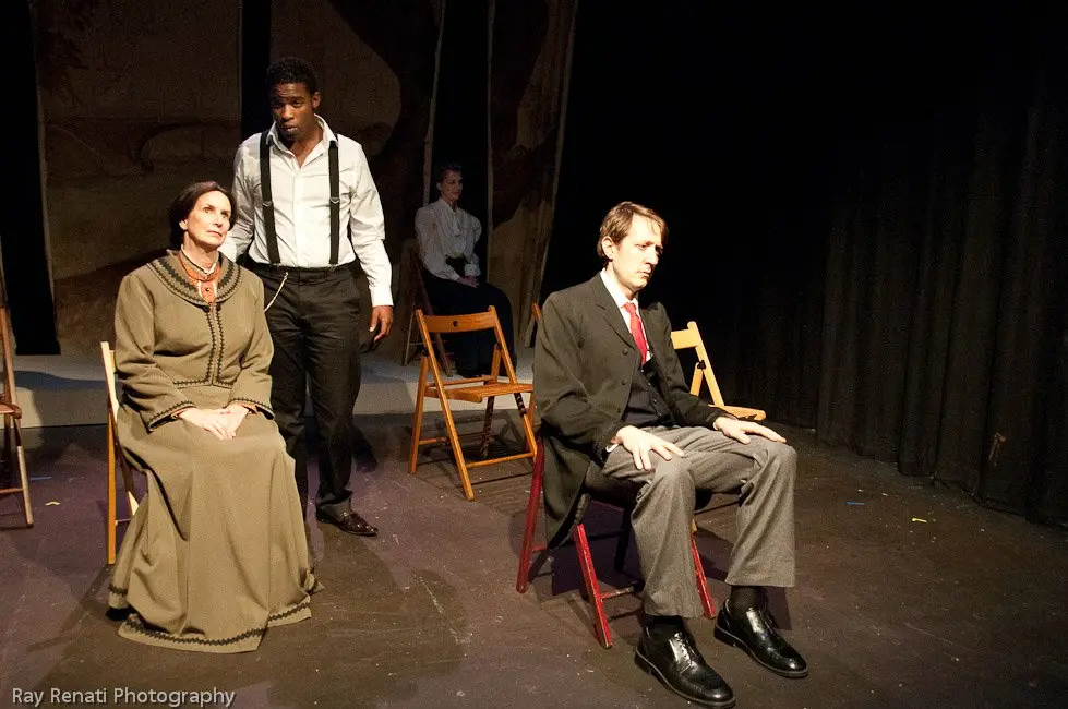 Lance C. Fuller as Simon Stimson in Our Town